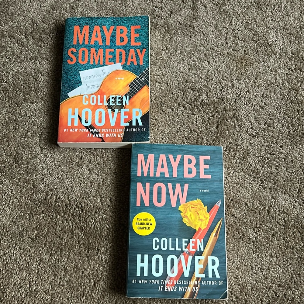 Two Colleen Hoover books